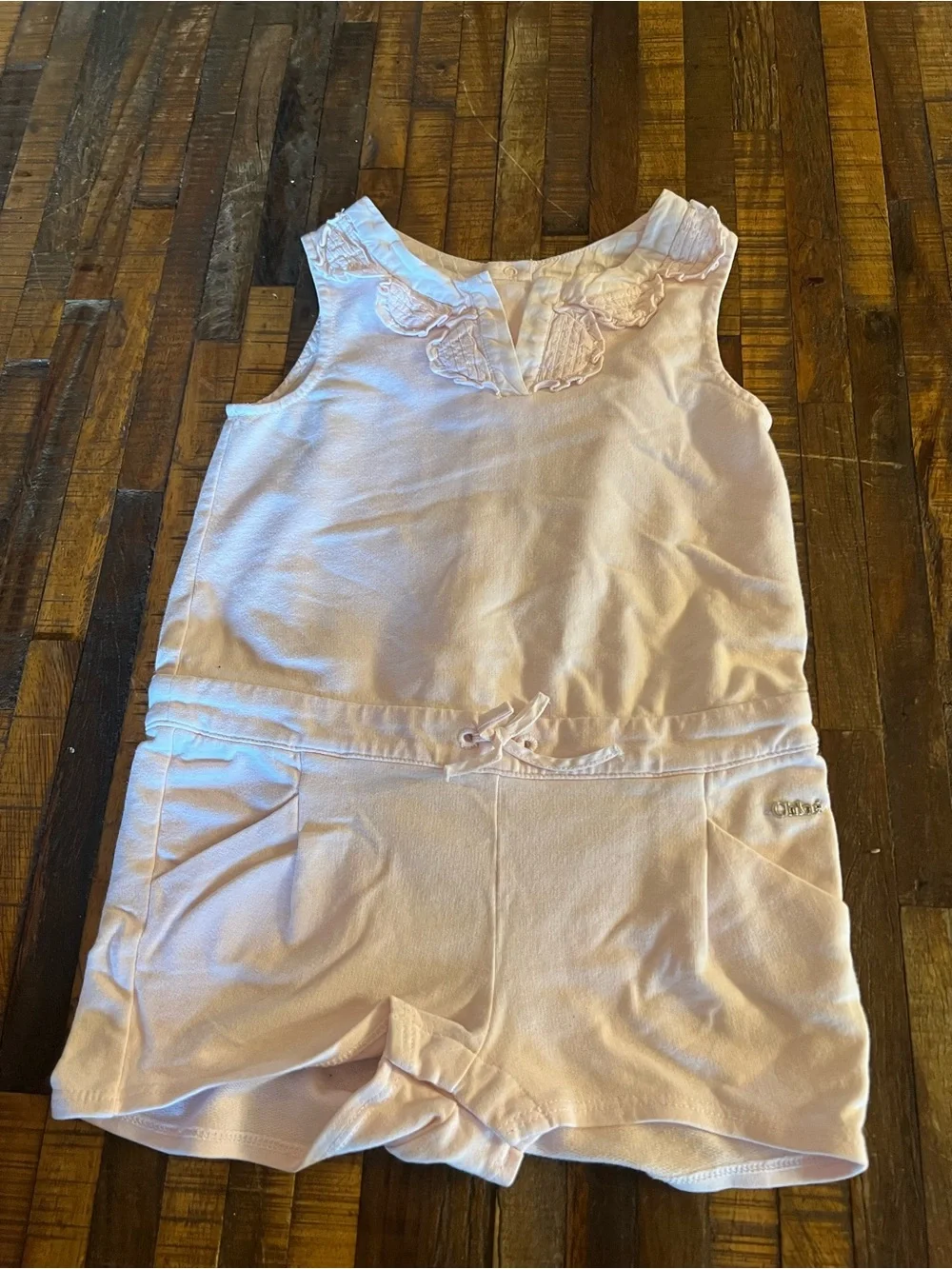 Chloe Pink Sleeveless One-Piece Romper